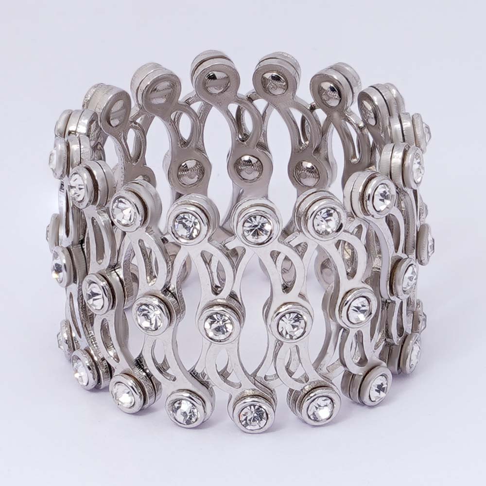 Silver Ring Cum Band - plataa.co