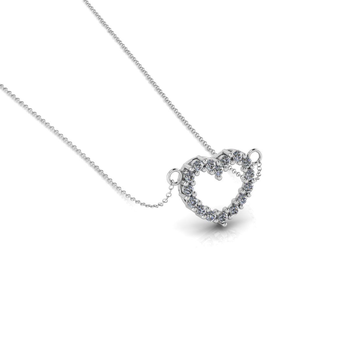 Pure 925 Silver Blue Butterfly Sparkle Pendant for Ladies - plataa.co