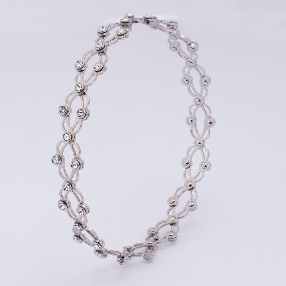 Silver Ring Cum Band - plataa.co