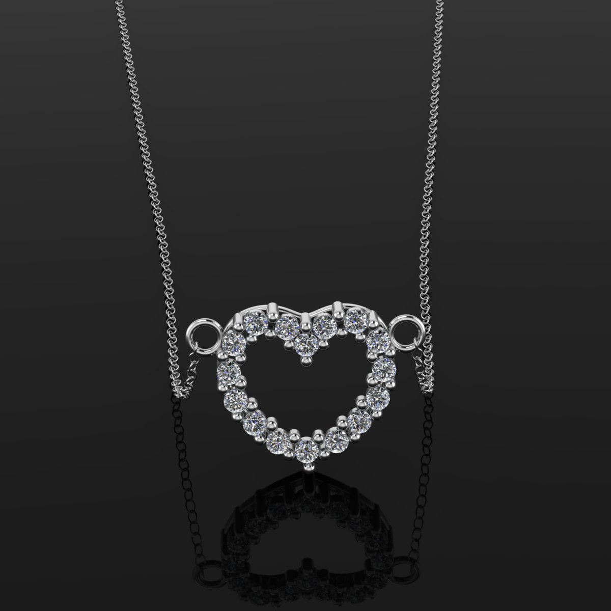 Bamoer S925 Sterling Silver Necklace with Pearl Pendant and Clear Cz Bamoer S925 Sterling Silver Necklace with Pearl Pendant and Clear Cz