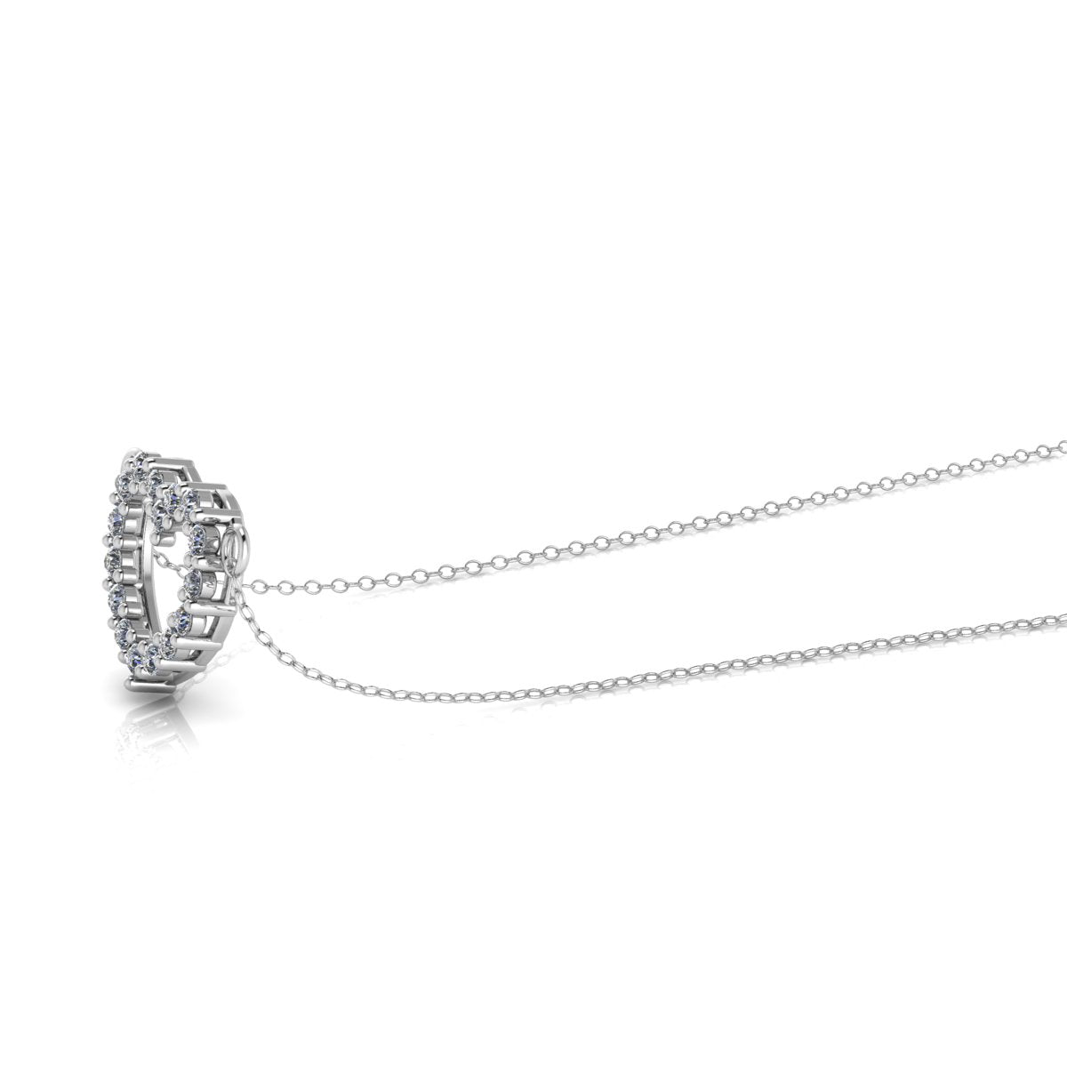 Pure 925 Silver Blue Butterfly Sparkle Pendant for Ladies - plataa.co