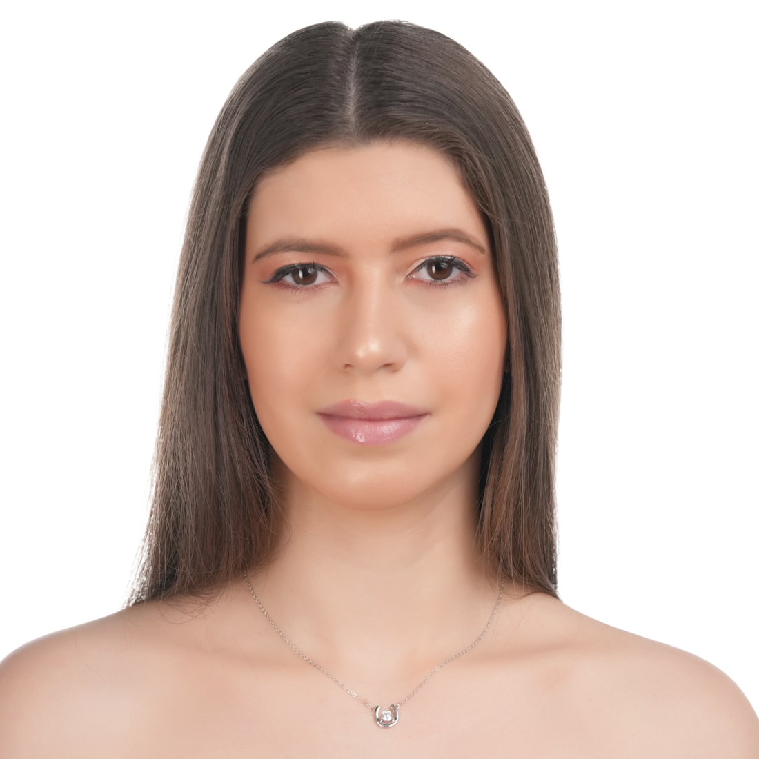 925 Sterling Silver U Shape Pendants for Women & Girls - plataa.co