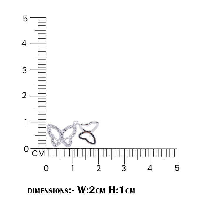 Pure 925 Silver Butterfly  Pendant for Ladies - plataa.co