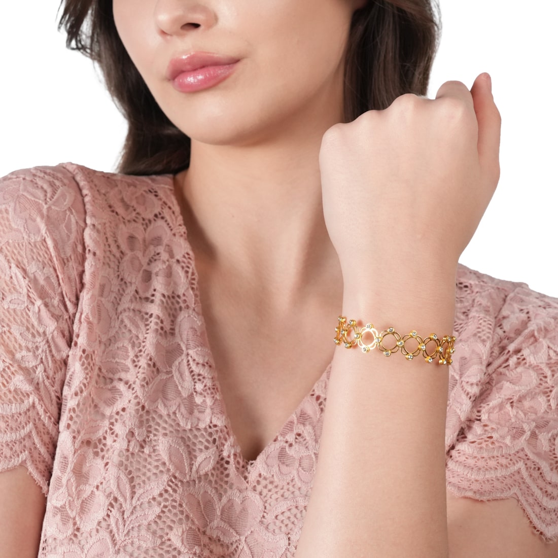 925 Sterling Silver Gold Plated Ring - plataa.co