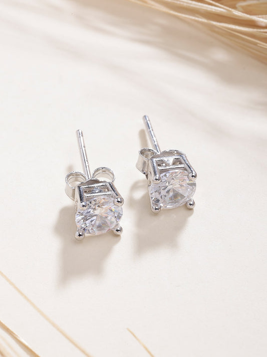 Plataa 925 Sterling Silver daimand Earring For Women & Girls - plataa.co