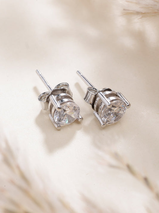 Plataa 925 Sterling Silver daimand Earring For Women & Girls - plataa.co