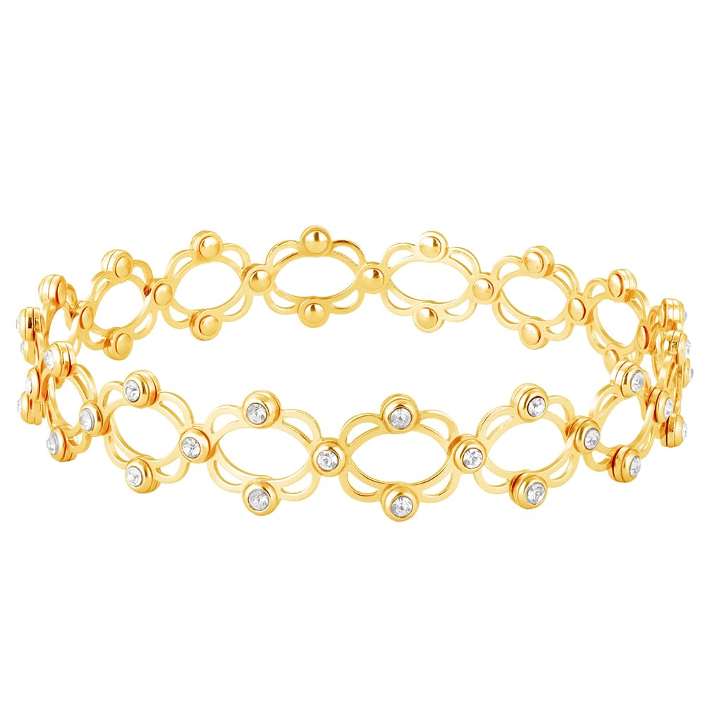 925 Sterling Silver Gold Plated Ring - plataa.co