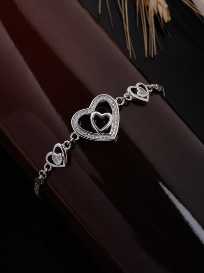 Plataa  Plataa Sterling Silver Chain Bracelet for Women - plataa.co